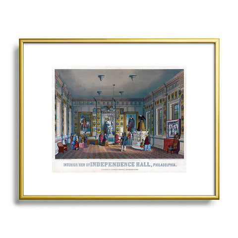 DENY Designs Independence Hall Metal Framed Art Print
