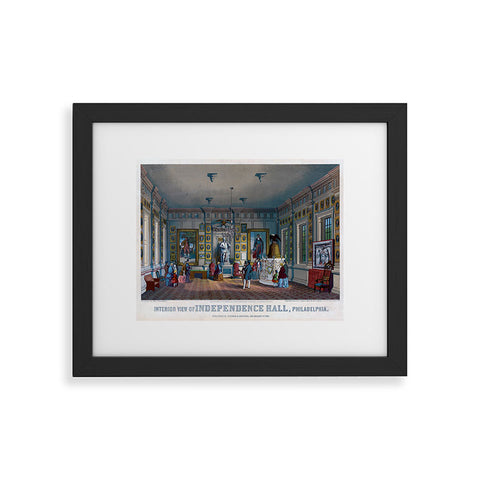 DENY Designs Independence Hall Framed Art Print