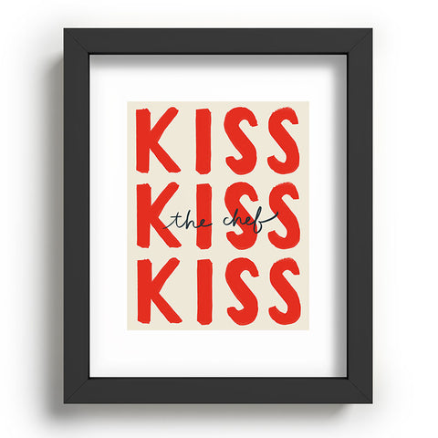 DENY Designs Kiss The Chef Recessed Framing Rectangle