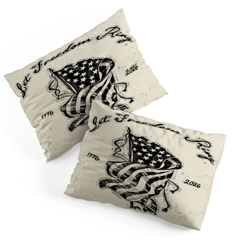 DENY Designs Let Freedom Ring Block Pillow Shams