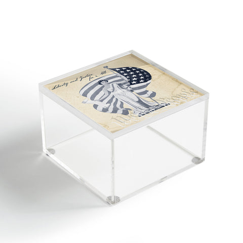 DENY Designs Liberty and Justice Woman Acrylic Box