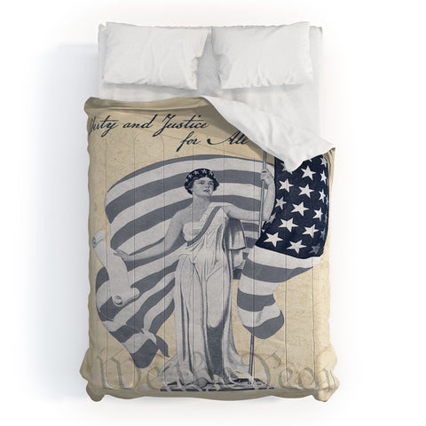 DENY Designs Liberty and Justice Woman Comforter
