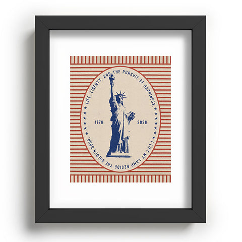 DENY Designs Life Liberty Recessed Framing Rectangle
