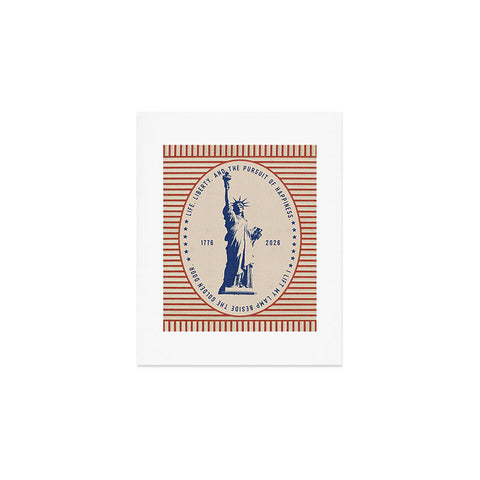 DENY Designs Life Liberty Art Print