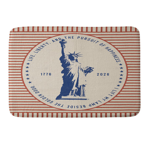 DENY Designs Life Liberty Memory Foam Bath Mat