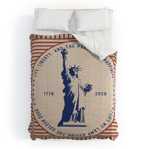 DENY Designs Life Liberty Comforter