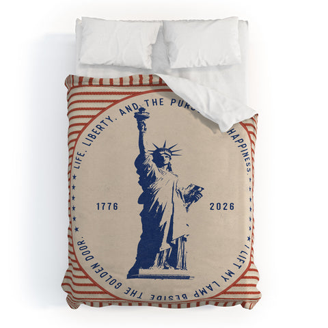 DENY Designs Life Liberty Duvet Cover
