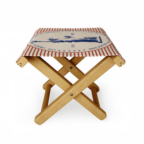 DENY Designs Life Liberty Folding Stool