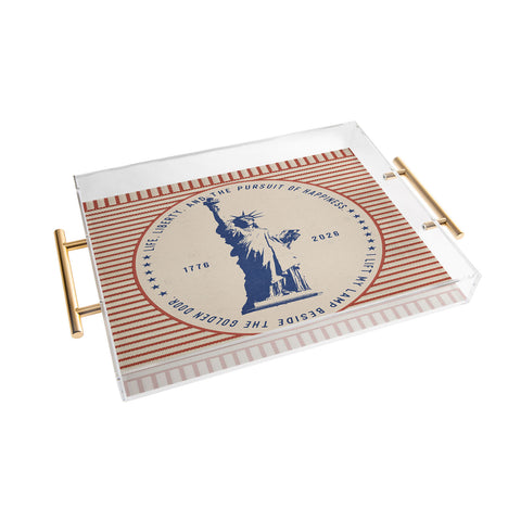 DENY Designs Life Liberty Acrylic Tray