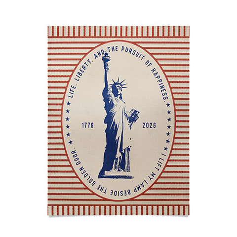 DENY Designs Life Liberty Poster