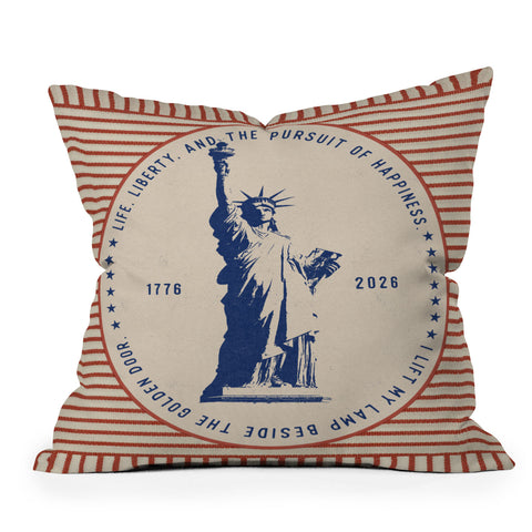 DENY Designs Life Liberty Throw Pillow