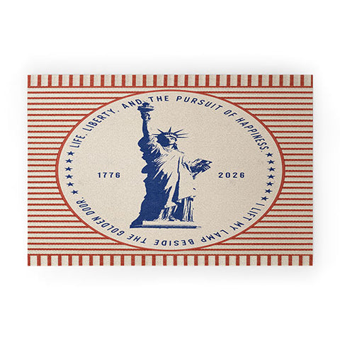 DENY Designs Life Liberty Welcome Mat