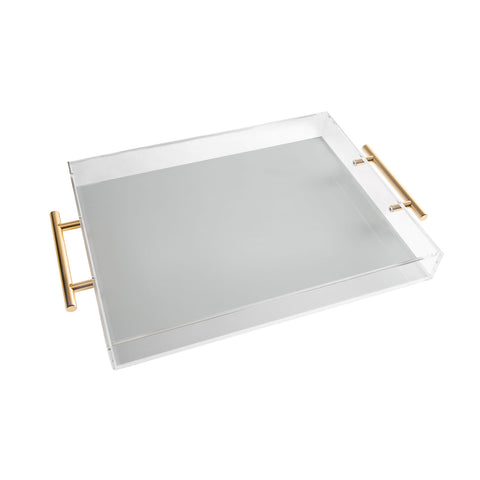DENY Designs Light Grey 427c Acrylic Tray