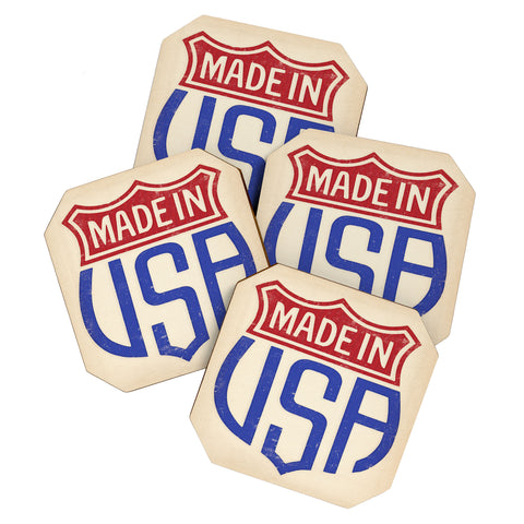 DENY Designs Made in USA Coaster Set