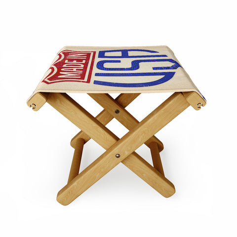 DENY Designs Made in USA Folding Stool
