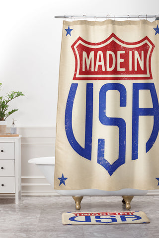 DENY Designs Made in USA Shower Curtain And Mat