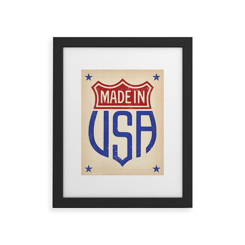 DENY Designs Made in USA Framed Art Print