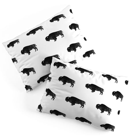 DENY Designs Midnight Bison Pillow Shams