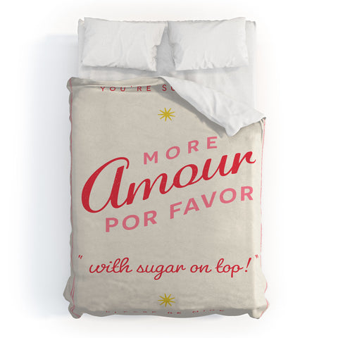 DENY Designs More Amour Duvet Cover