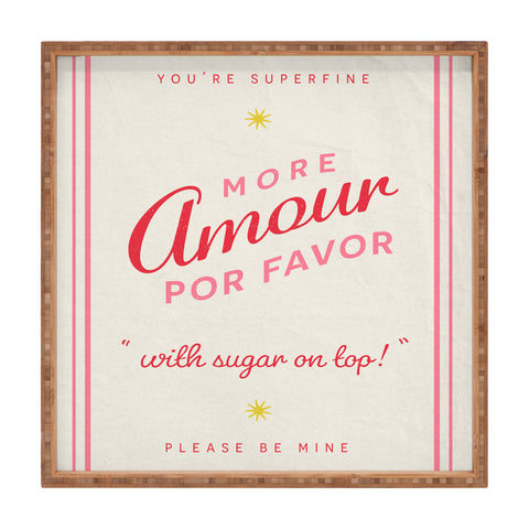 DENY Designs More Amour Square Tray