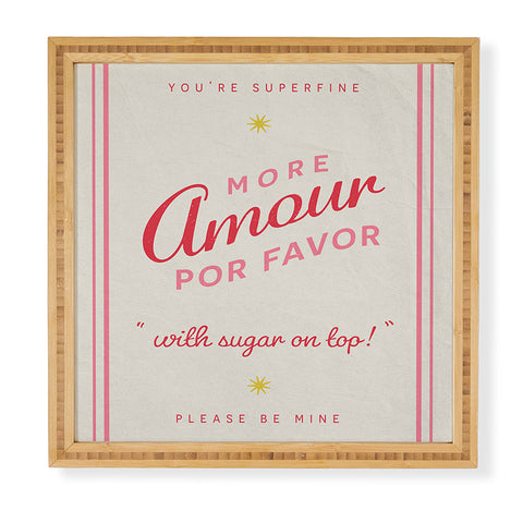 DENY Designs More Amour Framed Wall Art