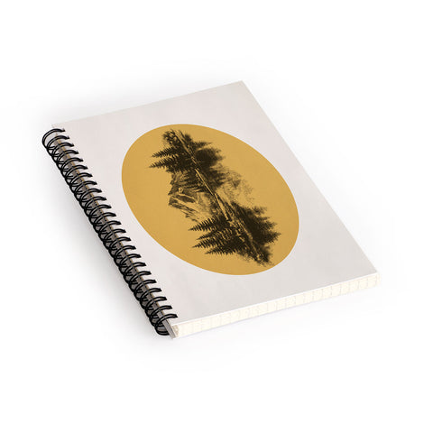 DENY Designs mountain vignette Spiral Notebook