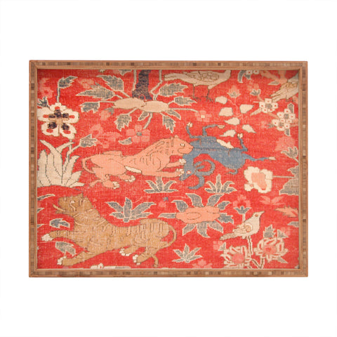 DENY Designs Mughal Period Carpet Rectangular Tray