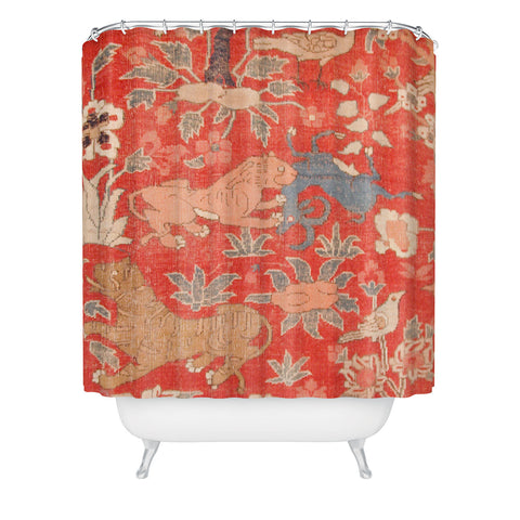 DENY Designs Mughal Period Carpet Shower Curtain