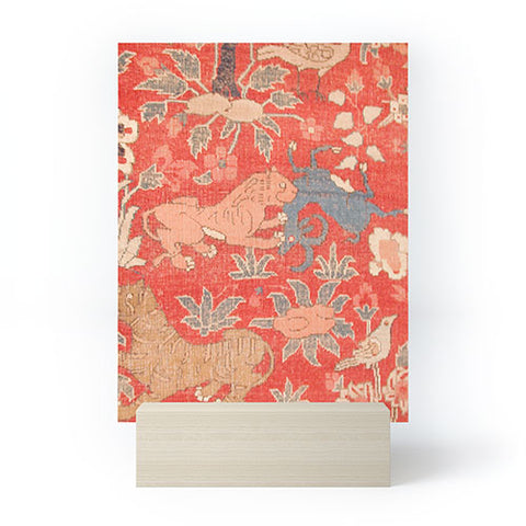 DENY Designs Mughal Period Carpet Mini Art Print