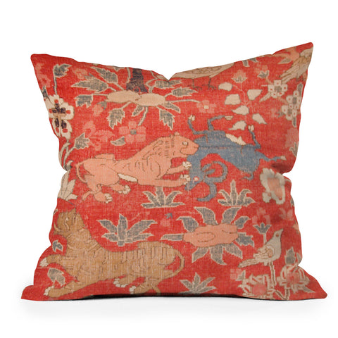 DENY Designs Mughal Period Carpet Outdoor Throw Pillow