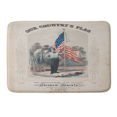 DENY Designs Our Country s Flag Memory Foam Bath Mat
