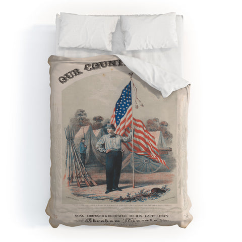 DENY Designs Our Country s Flag Duvet Cover