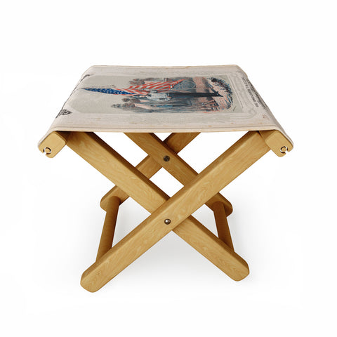 DENY Designs Our Country s Flag Folding Stool