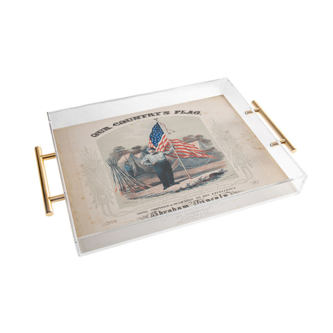 DENY Designs Our Country s Flag Acrylic Tray