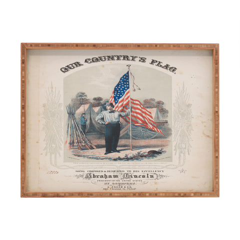 DENY Designs Our Country s Flag Rectangular Tray