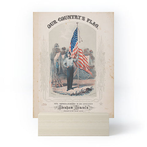 DENY Designs Our Country s Flag Mini Art Print