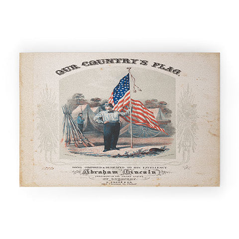 DENY Designs Our Country s Flag Welcome Mat