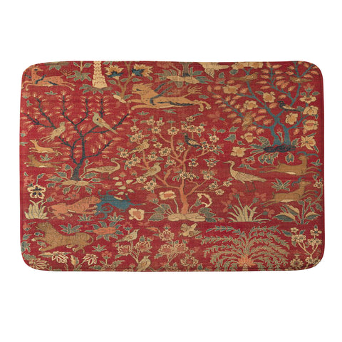 DENY Designs Palm Trees Ibexes and Birds Memory Foam Bath Mat