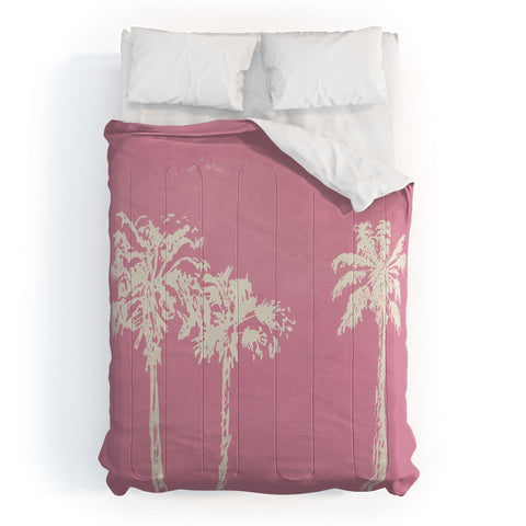 DENY Designs pb pink palm trees Comforter