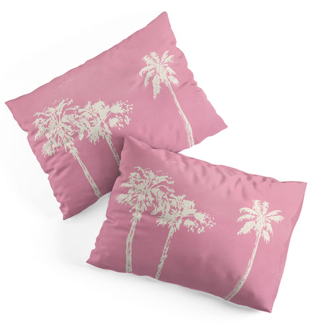 DENY Designs pb pink palm trees Pillow Shams