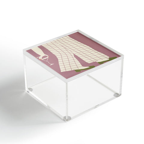 DENY Designs Pinkies Up Whimsy Acrylic Box