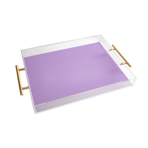 DENY Designs Powder Purple 529c Acrylic Tray