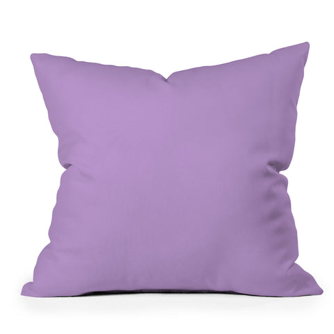 DENY Designs Powder Purple 529c Outdoor Throw Pillow