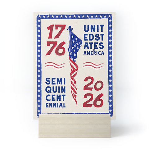 DENY Designs Retro 76 26 Mini Art Print