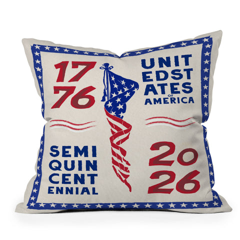 DENY Designs Retro 76 26 Outdoor Throw Pillow