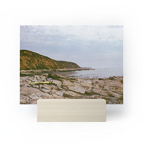 DENY Designs rocky beachside Mini Art Print
