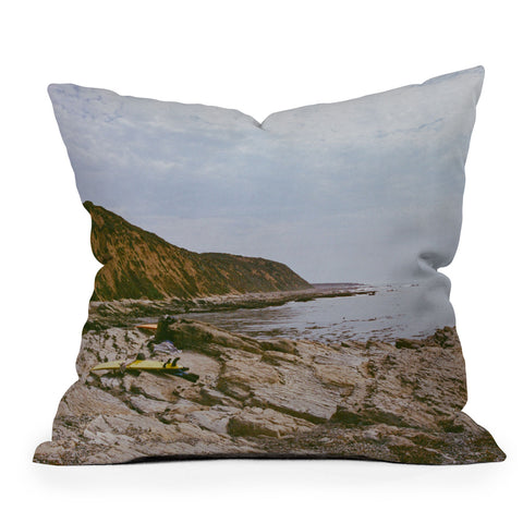 DENY Designs rocky beachside Outdoor Throw Pillow