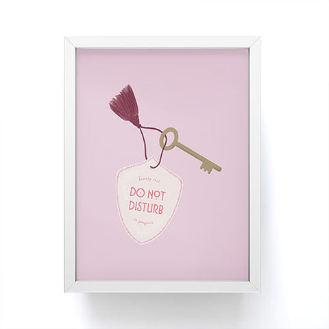DENY Designs room key Framed Mini Art Print