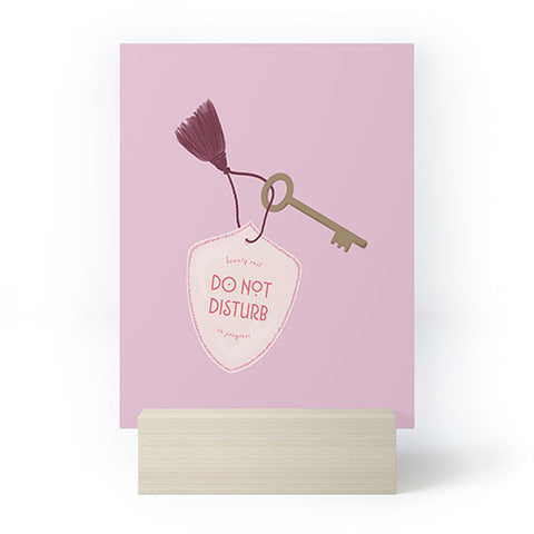 DENY Designs room key Mini Art Print