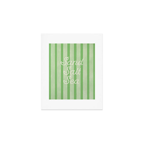 DENY Designs sand salt sea Art Print
